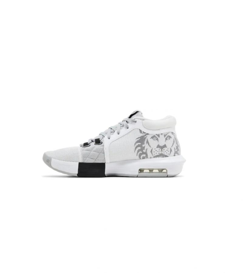 LeBron Witness 8 White Light Smoke Grey